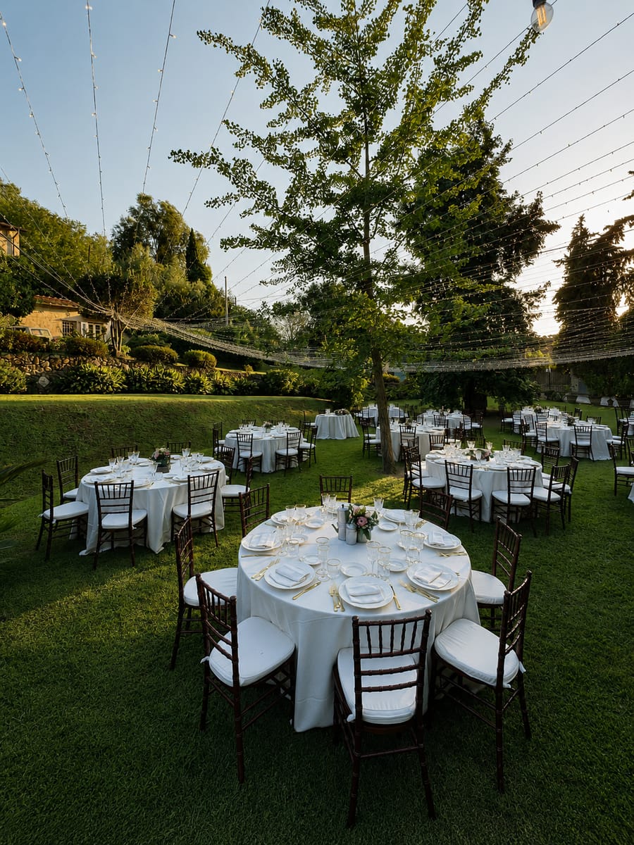 La cena nel parco